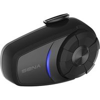 SENA 10S Bluetooth 4.1 Motorrad-Intercom bis 1600 m Reichweite mit Universalmikrofon-Set (ohne Funkgerät) (1 Set) (EL) - Ersetzt 10S-01