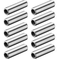 Cyclingcolors – Lot de 10 douilles taraudées M4 en acier galvanisé – Pour perçage précis diamètre 5mm – Longueur 30mm – Fixation insert