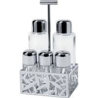 Alessi Cactus Gewürzset silber transparent