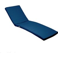 Coussin bain de soleil déhoussable 185x60x5cm – Tissu polyester oxford imperméable – Anti-UV grade 5 – Confort mousse 24kg/m3