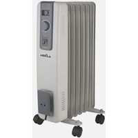 Radiateur électrique abrila gris 1500W 7 éléments