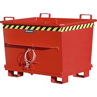 Contenedor cónico con trampilla capacidad 0,7 m³ carga máx