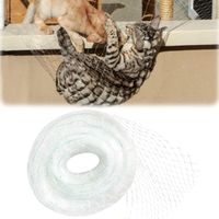 Filet de Protection Chat Balcon Résistant,Filet Chat Balcon,Filet Chat Balcon sans Percage,Filet de Securite Enfant,Filet Sécurité Anti-Chute Durable et Transparent,Filet Anti Oiseaux,5m X 5m