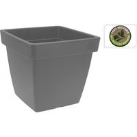 GreenGarden® Pflanzkübel Pflanztopf Blumentopf 39 x 39cm Höhe 35cm hellgrau"-"179093129