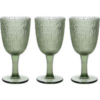 Set 3 Grüne Glaskelche 250 Cc Davor Line