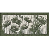 Teppich Küche waschbar rutschfest Jacquard Amsterdam Green