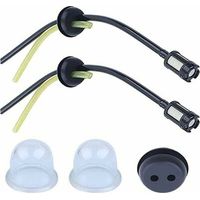 5-teiliges Set Kraftstoffschlauch-Ersatzteile und Kraftstofffilter für Freischneider, Rasenmäher, Heckenschere und Kantenschneider