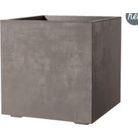 VASO CUBO MILLENNIUM 49CM SANDSTONE