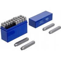 Bgs Technic – Lot de 27 lettres à frapper 8 mm – Pour estampage sur métal et cuir – Caractères majuscules A-Z et &