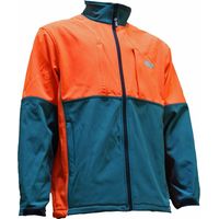 KWF FPA Forstjacke Softshell grün-orange XS - 4XL Forst-Jacke Wald Holzarbeit