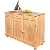 Mobile buffet abaco 3ante+3cassetti. dim. 130x43x87h in pino massello - Inter Link