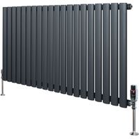 Oval Single Column Radiator & Valves – 600mm x 1200mm –