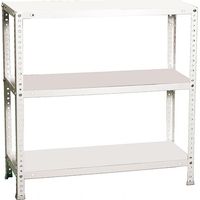 SimonRack Scaffale Portaoggetti, 900x900x400 mm, 3 Ripiani, Capacità di Carico e Punto di Flessione 75 kg, Metallo, Scaffale da Garage, Bianco - Advantage