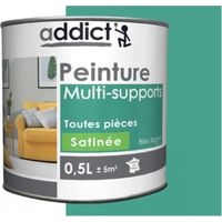 Acrylfarbe für viele Zwecke, Lagunenblau Satin, 0,5 Liter