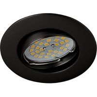 Foco empotrable BASIC redondo negro basculante. Wonderlamp