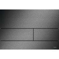 Tece TECEsquare - WC-Betätigungsplatte, Chrom schwarz gebürstet 9240846