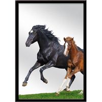 Miroir à suspendre cheval