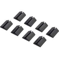 TRU COMPONENTS 617164-BK SUPPORT DE CÂBLE AUTOCOLLANT 1282781 PLAGE DE Ø DU FAISCEAU 2.50 À 3.50 MM NOIR 8 PC(S)