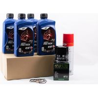Kit Entretien Vidange Standard pour MOTO GUZZI CALIFORNIA 1100 de 1996 à 2014 - ELF MOTO 4 PRO TECH 5w40 4L