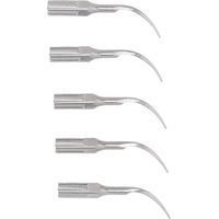 Embouts détartrage dentaire professionnels en acier inoxydable 5 pièces, pointes compatibles détartreur universel