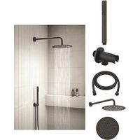 GEDY SET DOCCIA D.25 NERO MATT HIGH PRO PLUS 02