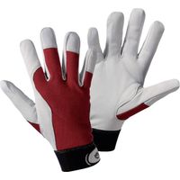 Gants de protection Leipold Doehle 1706-7 Chevreau nappa avec dos de la main en interlock rouge EN 388 RISQUES MECANIQU