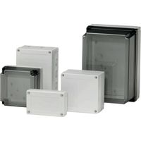 Fibox Caja MNX gris claro policarbonato 255 x 180 x 75 mm