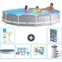 Prism Frame Pool Rund - 366x76 cm - 7-teilig S172