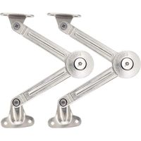 Set mit 2 Soft-Close-Scharnieren für nach oben öffnende Küchenschranktüren