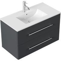 Badmöbel Firenze 90 SoftClose grafit
