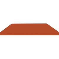 Euroceppi tagliere rosso scuro professionale 80x45x3 cm