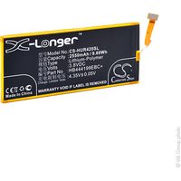 NX - Batterie téléphone, smartphone, GSM pour Huawei 3.8V 2550mAh - HB444199EBC+