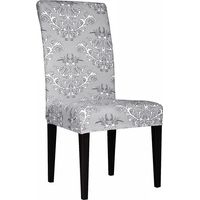 Housse de chaise amovible antidérapante et élastique Cheers pour cuisine et salle à manger