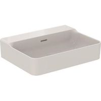 IS Waschtisch Conca, o.Hl., m.Ül., 600x450x165mm, geschliffen, Weiß m.IP