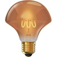 Lampadina e27 (spessa) flor classic decoled d125 4w 1800k 300lm amber-a+