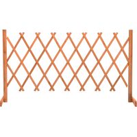 Clôture Clôture de jardin Panneau de clôture en treillis de jardin Orange 150x80 cm Bois de sapin 44464