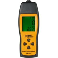 Compteur de monoxyde de carbone 0-1000 ppm, testeur de gaz CO, alarme sonore et lumineuse à écran LCD