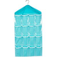 Organisateur porte transparent – bleu – sous-vêtements/soutiens-gorge – chambre/dressing