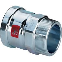 Viega Prestabo Übergangsstück 629960 64 mm x R 2 1/2, Stahl unlegiert, SC-Contur, Mehrkant