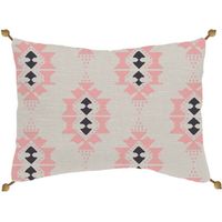 Coussin à motif ethnique en coton 30x50cm