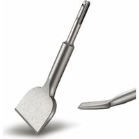 Burin SDS Plus Compatible 165×75mm Burin Carrelage/Sol Burin SDS PLUS Carrelage 165mm x 75mm Série d'élargissement de Haute Qualité Ciseau à Tuiles Courbé Ciselé pour la Céramique et Les Carreaux de S