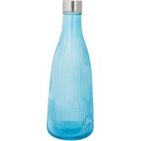 Bouteilles Verre Atla Bleu Azur Design épuré, Conservation Idéale - Cosy & Trendy