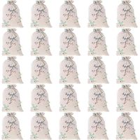 25 sacs en tissu de coton