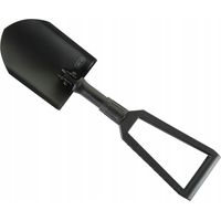 Herramienta de jardín amt pala plegable negro 22 cm