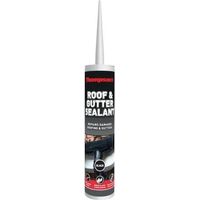 Ronseal 34030 Thompson's Roof & Gutter Sealant Black 310ml RSLTRGSB310