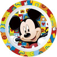 STOR Piatto Piano Originale Disney Mickey Mouse per bambini in plastica
