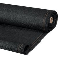 Rete ombreggiante 1,8x10m, telo rotolo per recinzione giardino 220g/m², nero