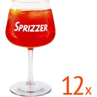 SPRIZZER Set de 12 verres transparents en Tritan incassable pour Sprizzer SPRIZZER-12-BICCHIERI