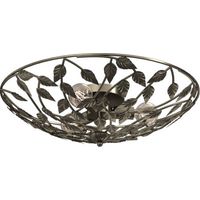 Plafoniera Arion Luminex metallo oro titanio Ø63cm 3xE27
