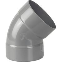 Codo pvc wavin 3026063 doble hembra 45 grados